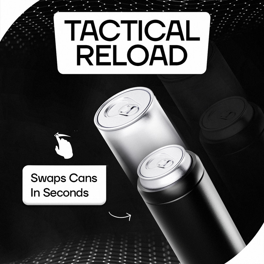 Slim Tactical Reload Can Holder for two slim cans