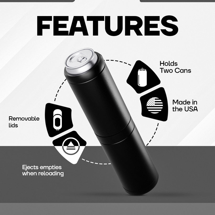 Slim Tactical Reload Can Holder for two slim cans
