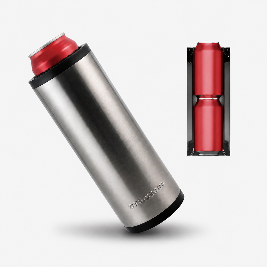 Stainless Steel Double Tactical Reload Can Cooler