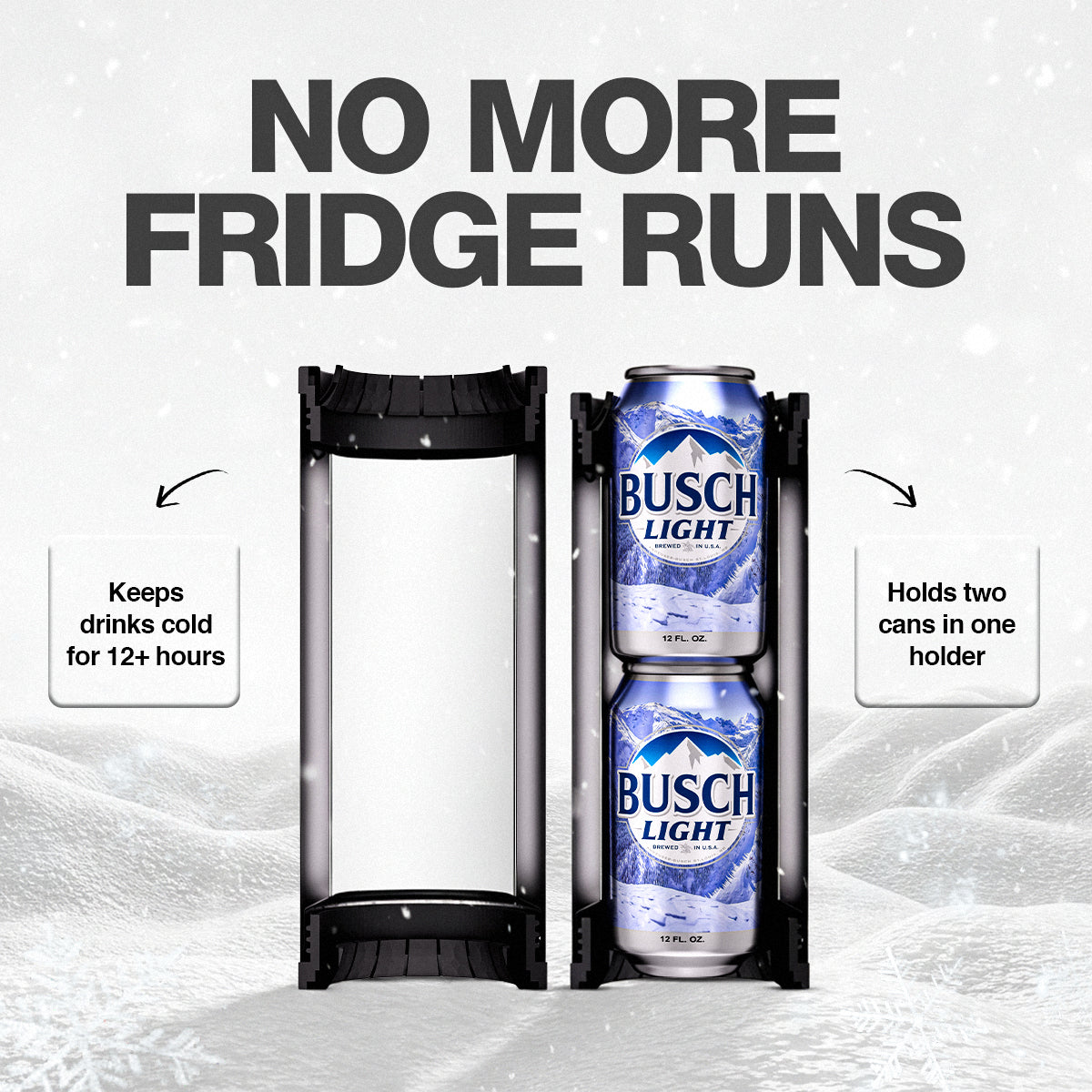 Stainless Steel Double Tactical Reload Can Holder (Pre-Order)