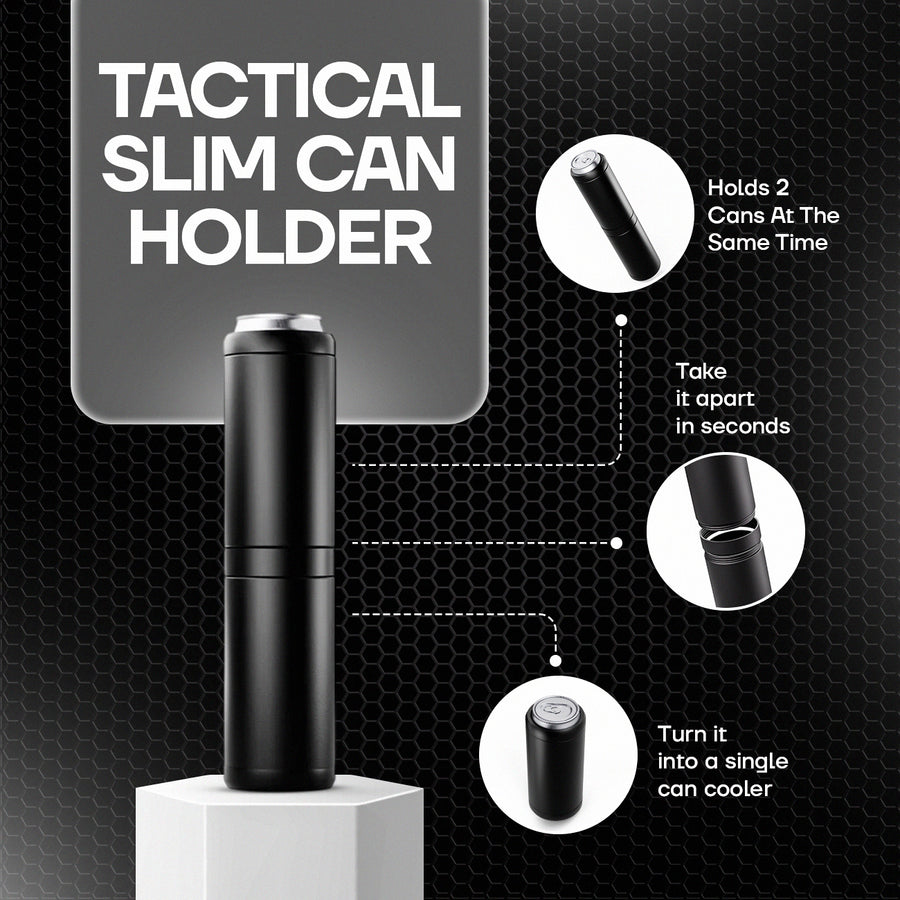 Slim Tactical Reload Can Holder for two slim cans