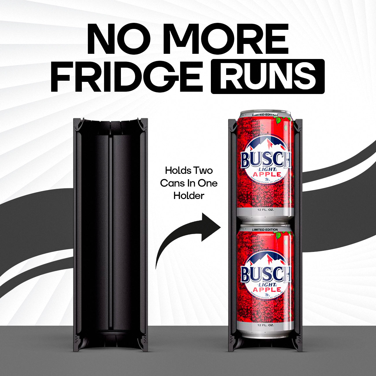 Double Tactical Reload Can Holder