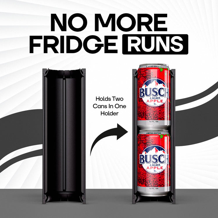 Double Tactical Reload Can Holder | 2-Can Stacked Design | CruiseCup