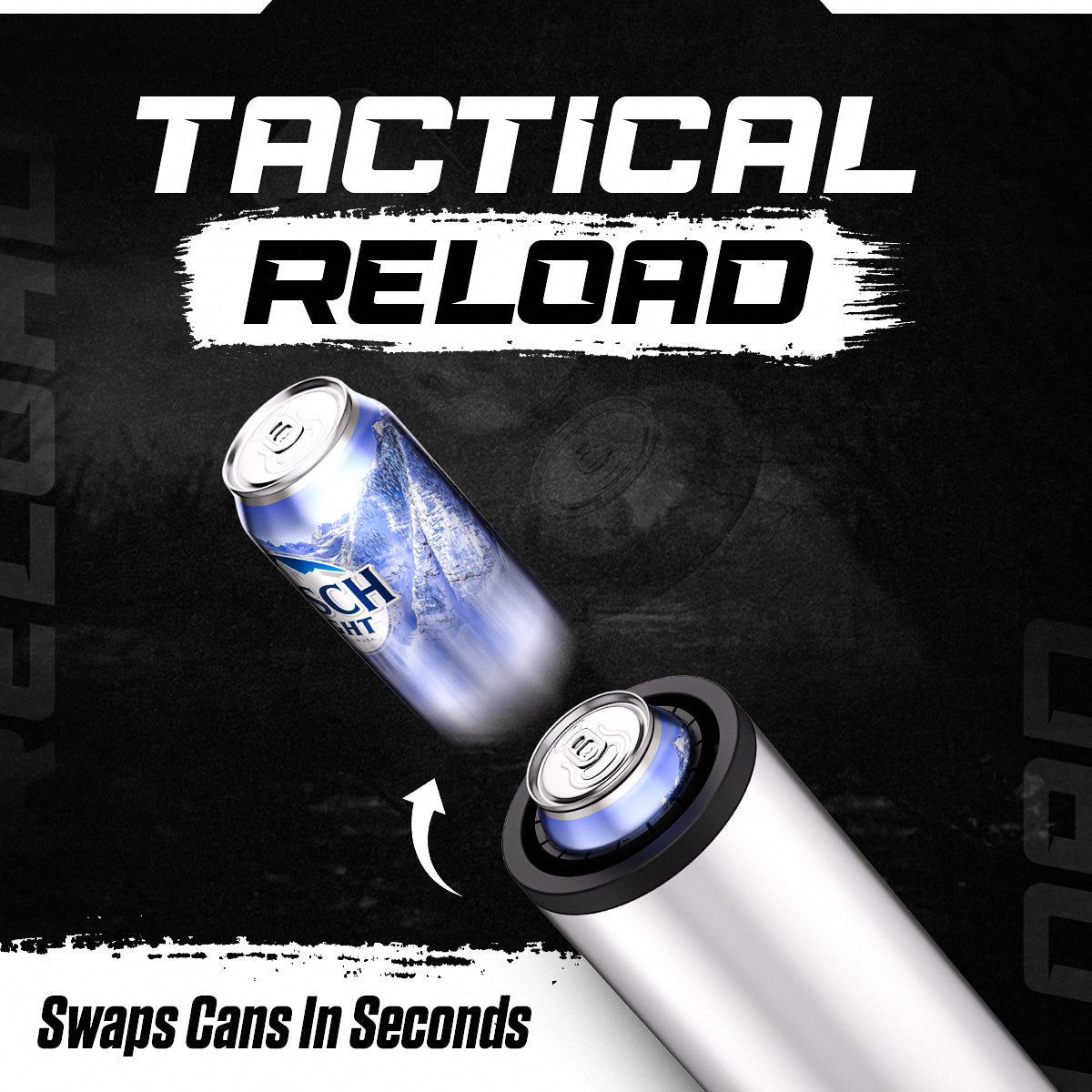 Stainless Steel Double Tactical Reload Can Holder (Pre-Order)
