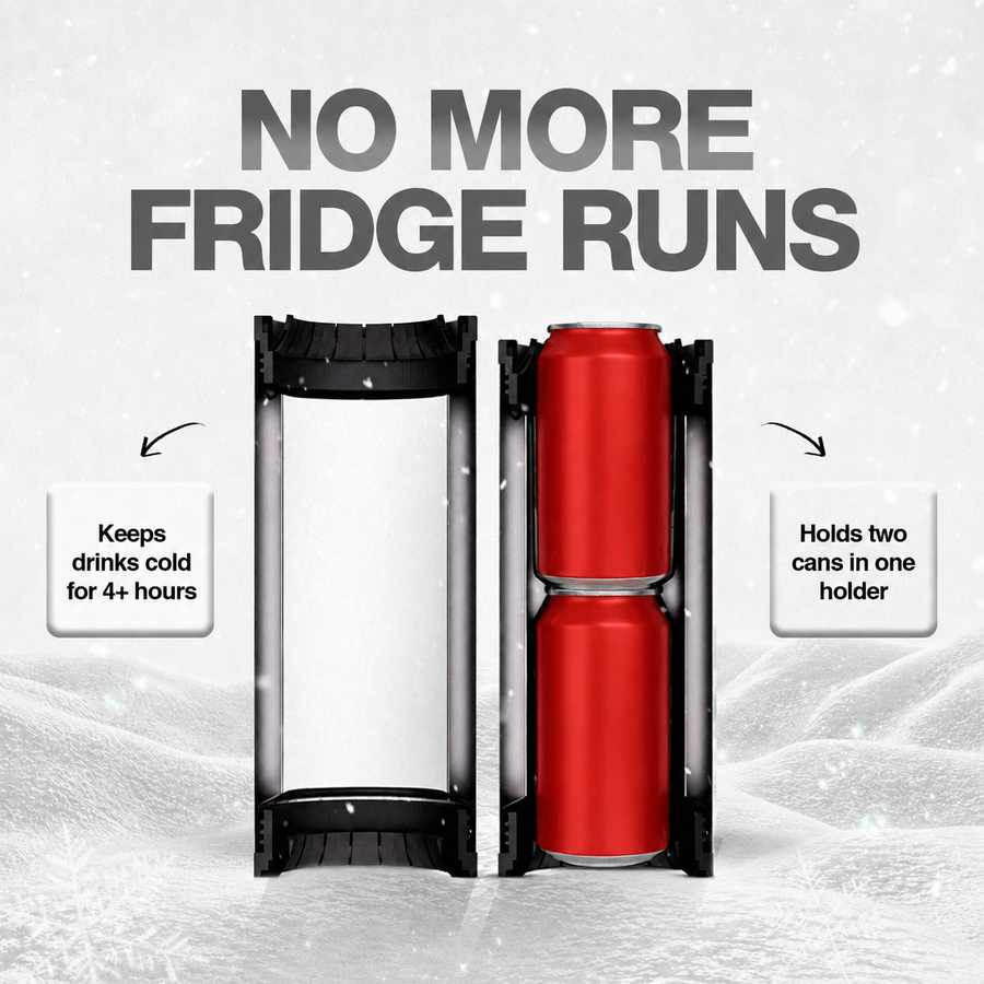 Stainless Steel Double Tactical Reload Can Cooler