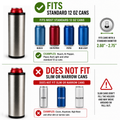 Stainless Steel Double Tactical Reload Can Cooler